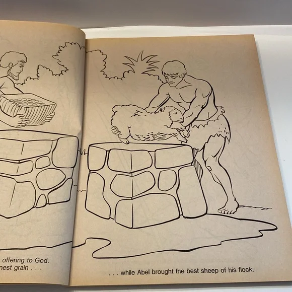 Vintage 1991 The Bible Coloring Book Pictures Old and Testament - - Picture 8 of 15